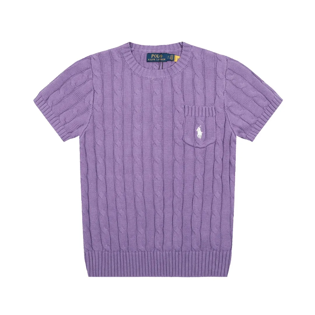 P154 💰 "Top quality" Style number: DS222# (not off the shelves all year round) [Ralph Lauren round neck pocket style solid color pony embroidered logo knitted short sleeves] ✅Ralph Lauren Ralph Lauren classic basic pocket all-match style goddess knitted short sleeves for all seasons ✅Main supplier platform live broadcast Wholesale entity Replenish when out of stock Not off the shelf ✅ZP quality 1:1 version Scan the code to enter the GF website Counter quality ✅Details and quality are the only one in Guangzhou. Imported quality cotton yarn, focusing on high-end, cost-effective, good quality needless to say. ✅The version is restored to the original order. The maximum size can be worn up to 160 pounds. Loose, comfortable and stress-free. ✅The upper body is simple and easy to match. A must-have for goddess ootd. Good-looking clothes are never picky. A must-have in the goddess’ wardrobe. Size: S-XL. Color: White, almond, purple, orange, gray, yellow, black, khaki, pink, navy, rose, green. Chinese red olive green light blue white label light blue blue label